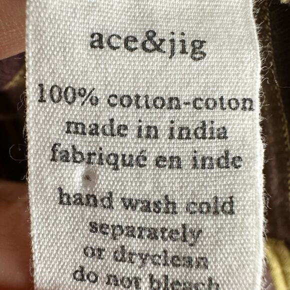 Ace & Jig Gallo Midi Dress Trapeze Size XS Belted Pockets - Picture 7 of 11